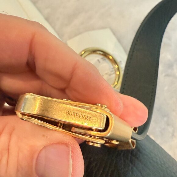 Burberry Knight Pale Green Leather Shoulder Bag with Silver hardware - Picture 15 of 16